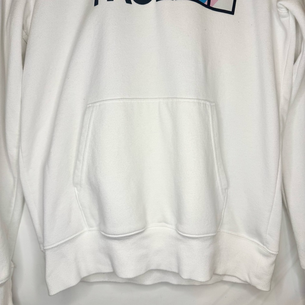 The North Face Pride Hoodie White with Rainbow Logo Size Small - Picture 5 of 8